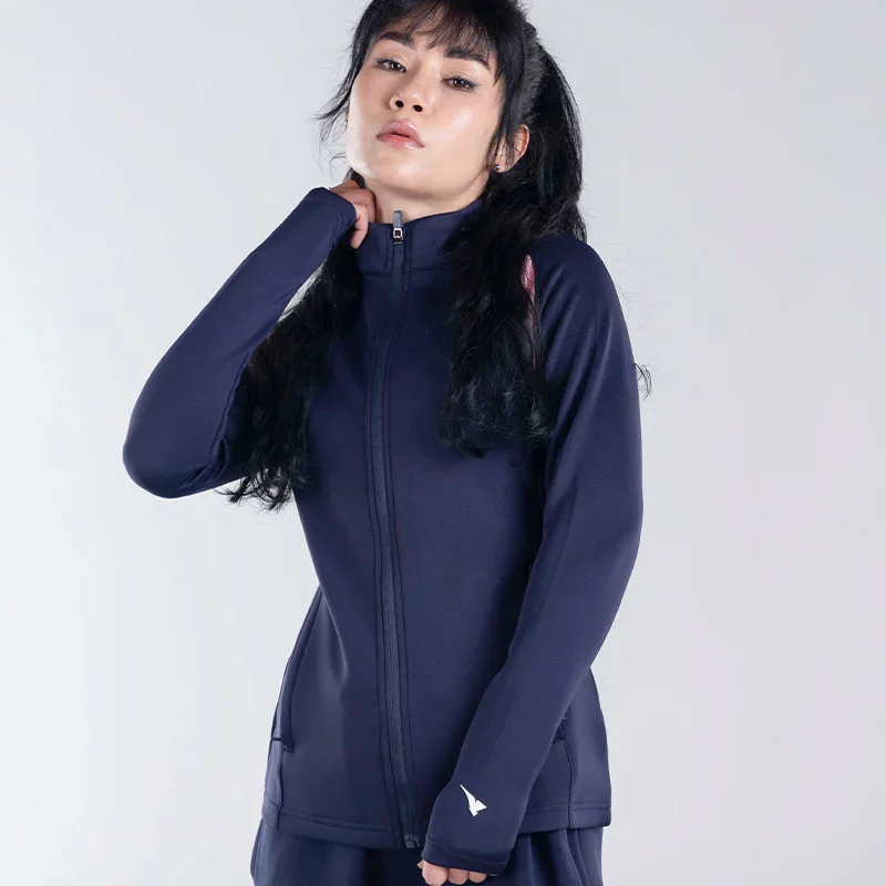 NavySculpt Scuba Track Jacket